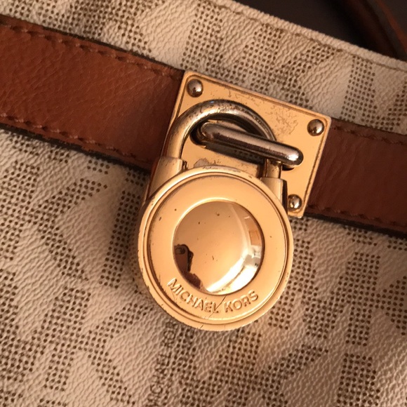 Michael Kors MK large Hamilton East West signature satchel - Picture 11 of 14